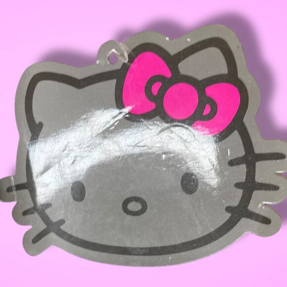 NWT SANRIO HELLO KITTY Black and Gray Hello Kitty Zip Around Wallet/Clutch - Picture 13 of 15